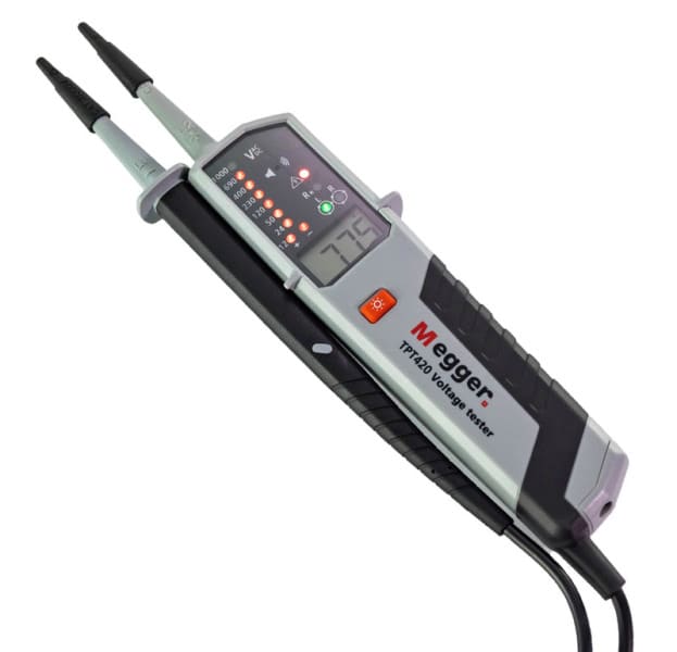 MEGGER - Spannungsprüfer CAT IV 1000V mit LCD Anzeige
