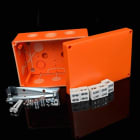 KOPOS - Abzweigdose KSK 175 orange IP 66 m. Funktionserhalt, doppelte Klemmleiste