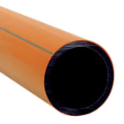 KOPOS - Optische Kabelschutzrohr aus recyceltem HDPE (orange/schwarz)