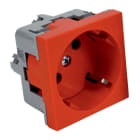 KOPOS - modulare Steckdose QUADRO mit Schutzkontakt (SCHUKO)
