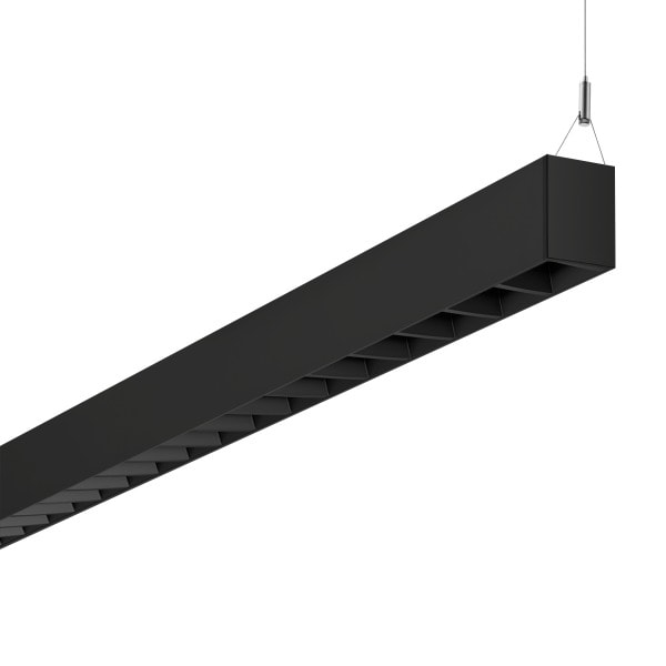 PERFORMANCE IN LIGHTING - LED-Pendelleuchte 4000K 51W DALI schwarzes Raster d+i