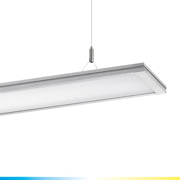 PERFORMANCE IN LIGHTING - LED-Pendelleuchte 2700K 53W DALI DT8 Mikroprisma d+i