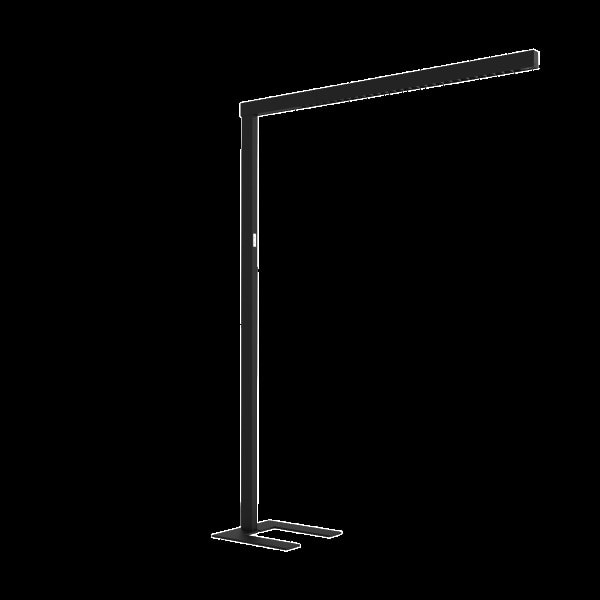 PERFORMANCE IN LIGHTING - LED-Stehleuchte 4000K 71W Lichtsensor schwarzes Raster d+i