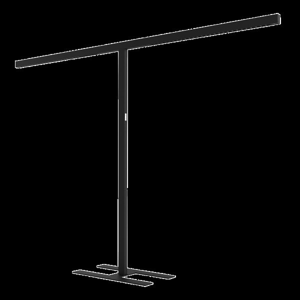 PERFORMANCE IN LIGHTING - LED-Stehleuchte 3000K 141W Lichtsensor schwarzes Raster d+i