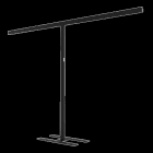 PERFORMANCE IN LIGHTING - LED-Stehleuchte 3000K 141W Lichtsensor schwarzes Raster d+i