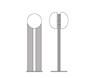 PERFORMANCE IN LIGHTING - Mast bogenförmig
