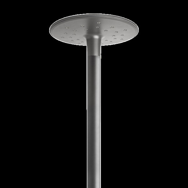 PERFORMANCE IN LIGHTING - LED-Mastleuchte 3000K 44W mit auto. Powerreduktion runde extrabreite Streuoptik