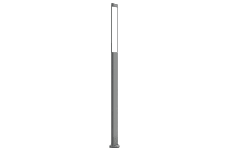 PERFORMANCE IN LIGHTING - LED-Pollerleuchte 4000K 85W dimmbar 1-10V symmetrische extrabreite Streuoptik