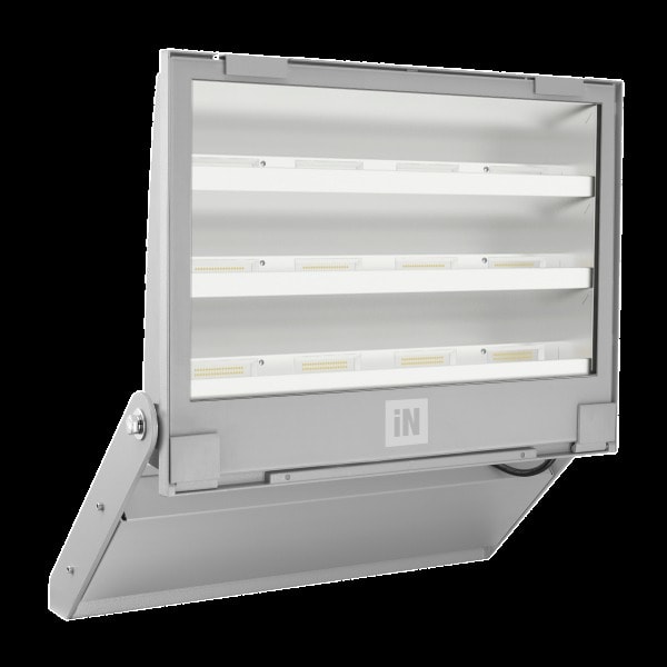 PERFORMANCE IN LIGHTING - LED-Scheinwerfer 5000K 448W DALI asymmetrische breite Streuoptik
