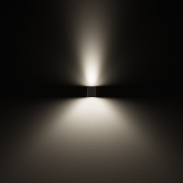 PERFORMANCE IN LIGHTING - LED-Wandanbauleuchte 3000K 37W dimmbar 1-10V asymmetrische mittlere Optik