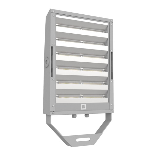 PERFORMANCE IN LIGHTING - LED-Flutlichtleuchte 3000K 710W statisch 3CH asymmetrische breite Streuoptik