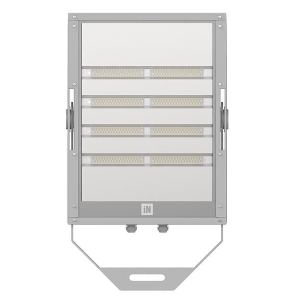 PERFORMANCE IN LIGHTING - LED-Flutlichtleuchte 3000K 470W statisch 2CH asymmetrische breite Streuoptik