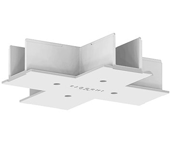 PERFORMANCE IN LIGHTING - Abdeckung an Zwischendecke für X-förmiges Anschlussteil