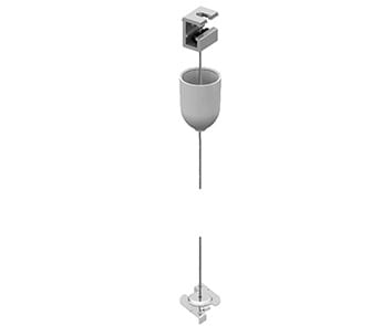 PERFORMANCE IN LIGHTING - Befestigungsbügel für Raumdecke Spanner mit Verschraubung 1,5m