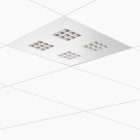 PERFORMANCE IN LIGHTING - LED-Einbauleuchte 4000K 25W statisch symmetrische extrabreite Streuoptik