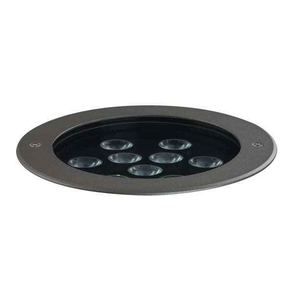 PERFORMANCE IN LIGHTING - LED-Bodeneinbauleuchte 4000K 26W statisch runde Optik medium
