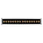 PERFORMANCE IN LIGHTING - LED-Lineare Einbauleuchte 3000K 14W statisch symmetrische Optik gebündelt