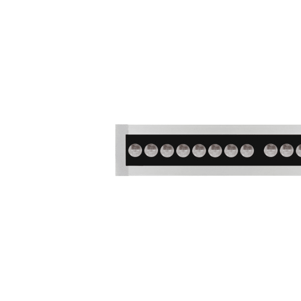 PERFORMANCE IN LIGHTING - LED-Lineare Einbauleuchte 3000K 20.5W statisch ellipsenförmige Optik