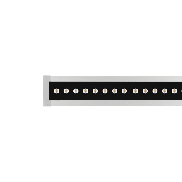 PERFORMANCE IN LIGHTING - LED-Lineare Einbauleuchte 3000K 26W statisch ellipsenförmige Optik