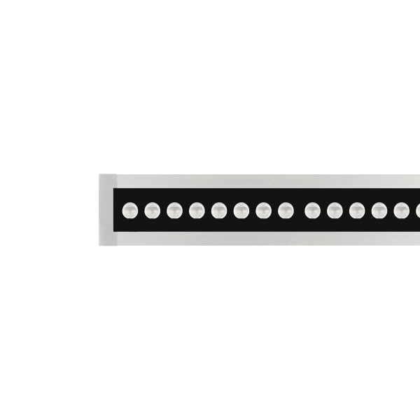 PERFORMANCE IN LIGHTING - LED-Lineare Einbauleuchte 3000K 26W statisch asymmetrische mittlere Optik