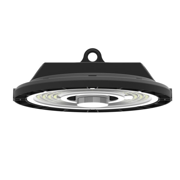 PERFORMANCE IN LIGHTING - LED-Hallenpendelleuchte 4000K 150W dimmbar 1-10V runde extrabreite Streuoptik