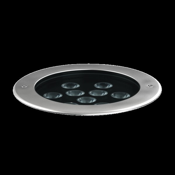PERFORMANCE IN LIGHTING - LED-Bodeneinbauleuchte 2700K 26W statisch runde gebündelte Optik