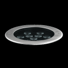 PERFORMANCE IN LIGHTING - LED-Bodeneinbauleuchte 2700K 26W statisch asymmetrische mittlere Optik