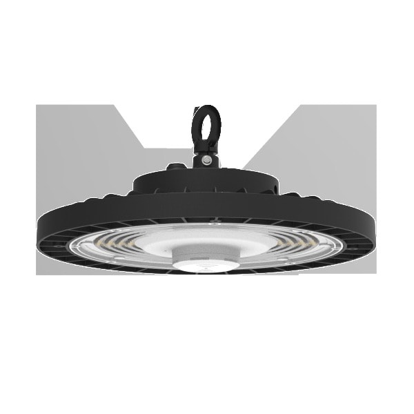 PERFORMANCE IN LIGHTING - LED-Hallenpendelleuchte 4000K 200W dimmbar 0-10V runde extrabreite Streuoptik