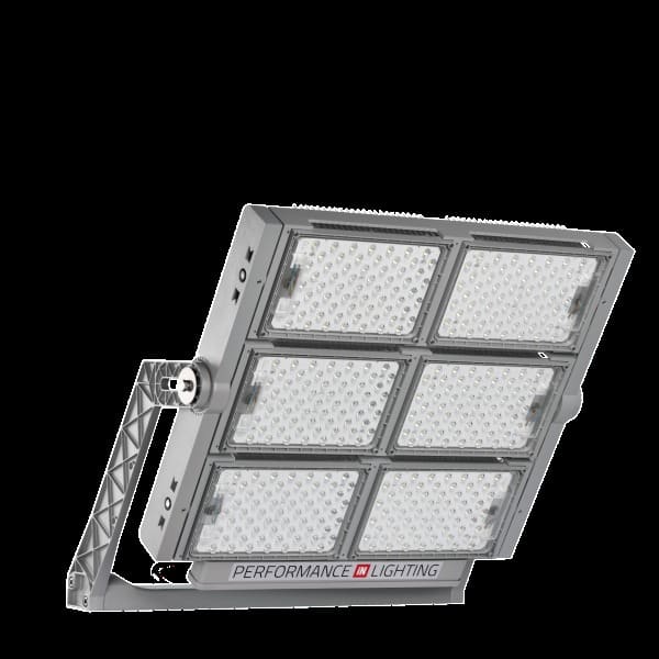 PERFORMANCE IN LIGHTING - LED-Flutlichtleuchte 5700K 1592W statisch 3CH asymmetrische gebündelte Optik