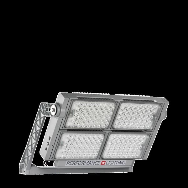 PERFORMANCE IN LIGHTING - LED-Flutlichtleuchte 5700K 1060W statisch 2CH asymmetrische gebündelte Optik