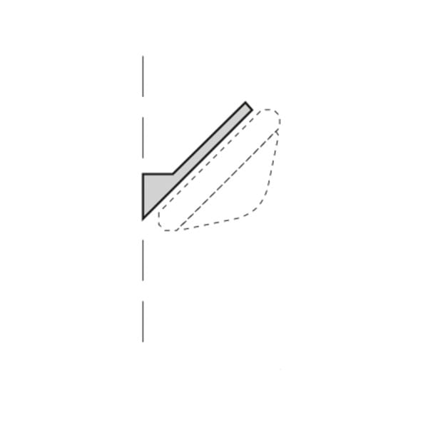 PERFORMANCE IN LIGHTING - Wandsockel Delta Oval schwarz