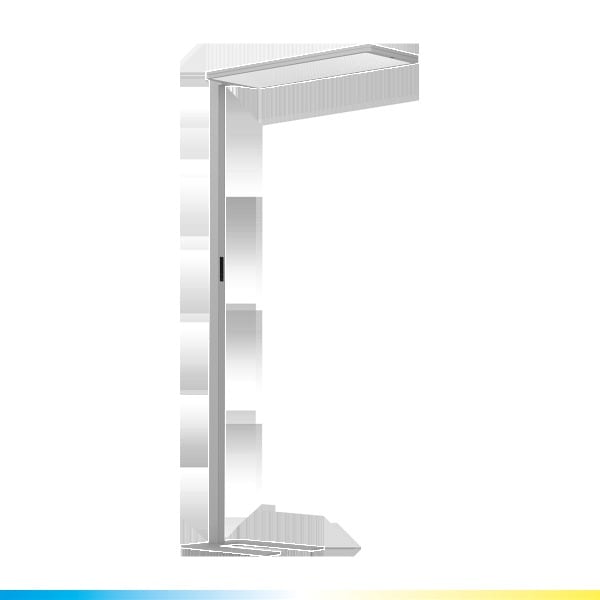 PERFORMANCE IN LIGHTING - LED-Stehleuchte 2700K 107W DALI Switch Mikroprisma d+i