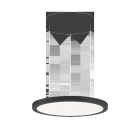 PERFORMANCE IN LIGHTING - LED-Pendelleuchte 3000K 25W statisch opalweißer Diffusor