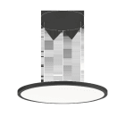 PERFORMANCE IN LIGHTING - LED-Pendelleuchte 3000K 49W DALI opalweißer Diffusor