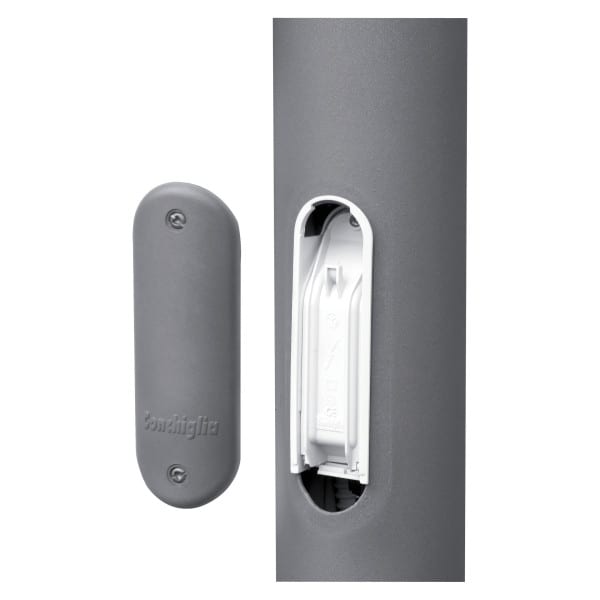 PERFORMANCE IN LIGHTING - Mast konish lackiert h = 9,8 m - graphitgrau