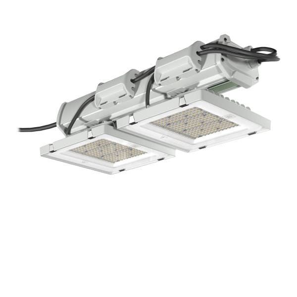 PERFORMANCE IN LIGHTING - LED-Hallenpendelleuchte 5700K 178W DALI ellipsenförmige Optik