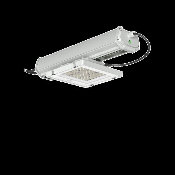 PERFORMANCE IN LIGHTING - LED-Hallenpendelleuchte 4000K 72W DALI Notlicht 3h ellipsenförmige Optik