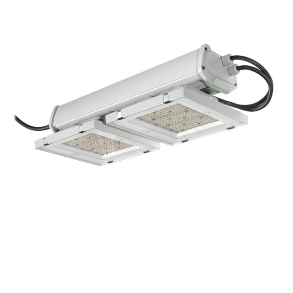 PERFORMANCE IN LIGHTING - LED-Hallenpendelleuchte 5700K 178W DALI Notlicht 3h runde extrabreite Streuoptik