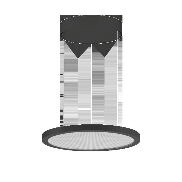 PERFORMANCE IN LIGHTING - LED-Pendelleuchte 4000K 25W DALI Mikroprisma