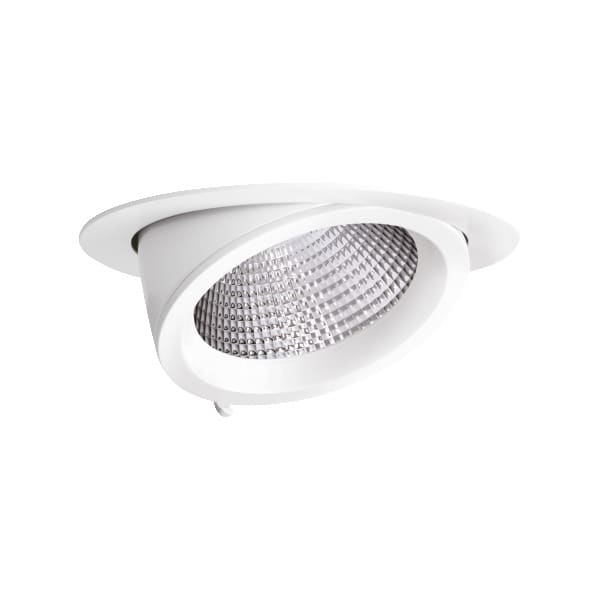 PERFORMANCE IN LIGHTING - LED-Einbaustrahler 4000K 24W statisch runde mittlere Streuoptik