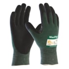 BAUEXPRESS - Arbeitshandschuh ohne Noppen Schnittschutz 3 Gr. 8