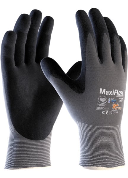 BAUEXPRESS - Arbeitshandschuh Maxiflex ohne Noppen Gr. 9
