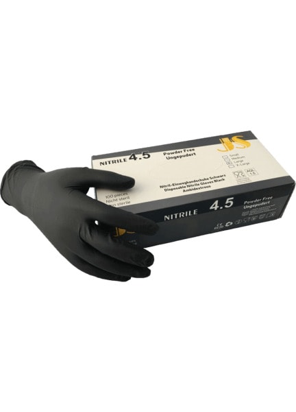 BAUEXPRESS - Einweghandschuh aus Nitril, puderfrei, 100Stk pro Box Gr. L
