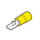 CEMBRE - GF-M608 Flachstecker isol.PC 0,25-1,5 6,3x0,8 gelb