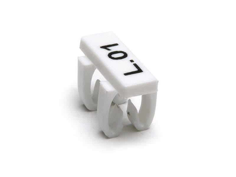 CEMBRE - 40591 MG-TDMO-03 Aderkennzeichnung nachträgl. PC 4x16mm weiss