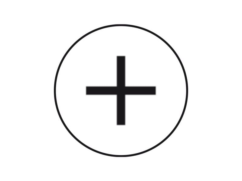 CEMBRE - Etiketten CS-Positiv Weiss 12.5mm