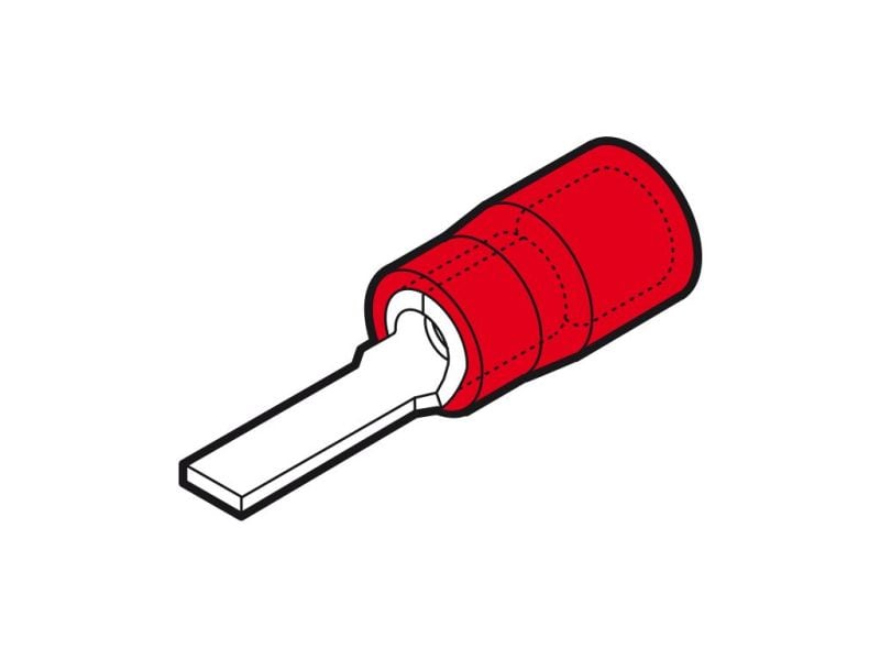 CEMBRE - RP-PP16/23 Stiftkabelschuh isol.PC 0,25-1,5qmm 16mm rot