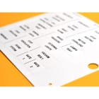 CEMBRE - 990880 MG-17.5-A Schild Schaltelement selbstkl. PVC 15x140mm weiss