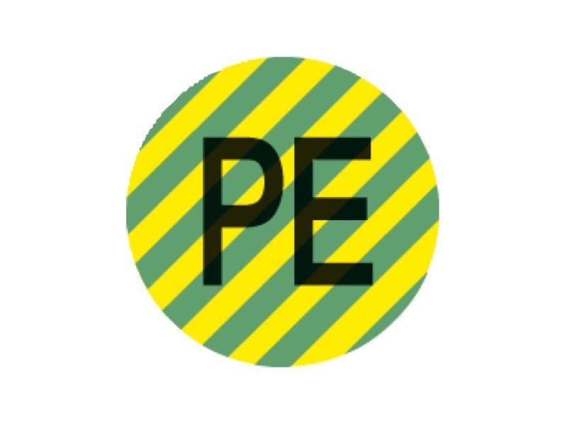 CEMBRE - Etiketten CS-PE Schutzleiter 12.5mm