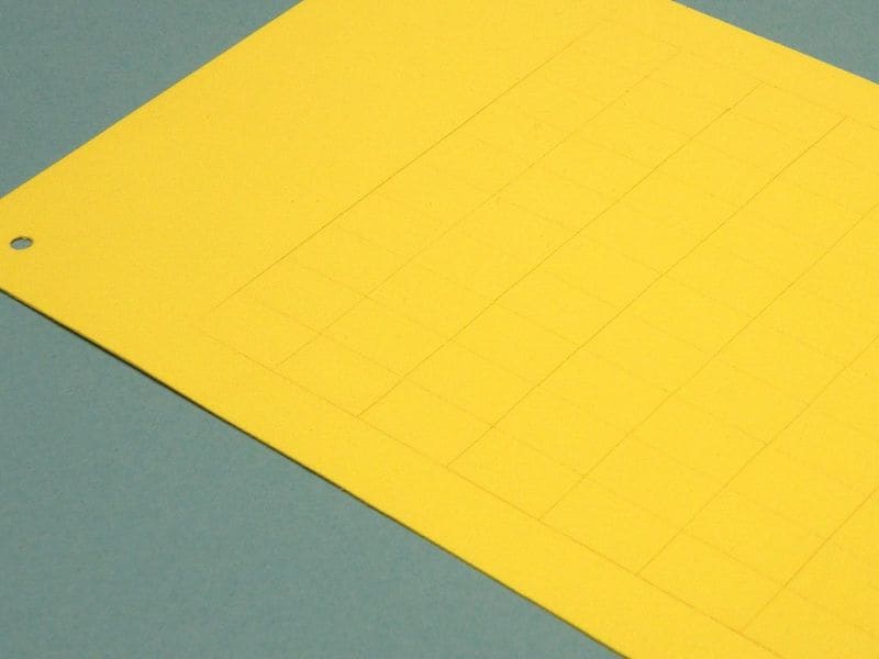 CEMBRE - 48040 MG-VCT Vinylstoffetiketten Kartenformat 6x15mm gelb